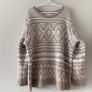 Cozy Geometric Pattern Sweater